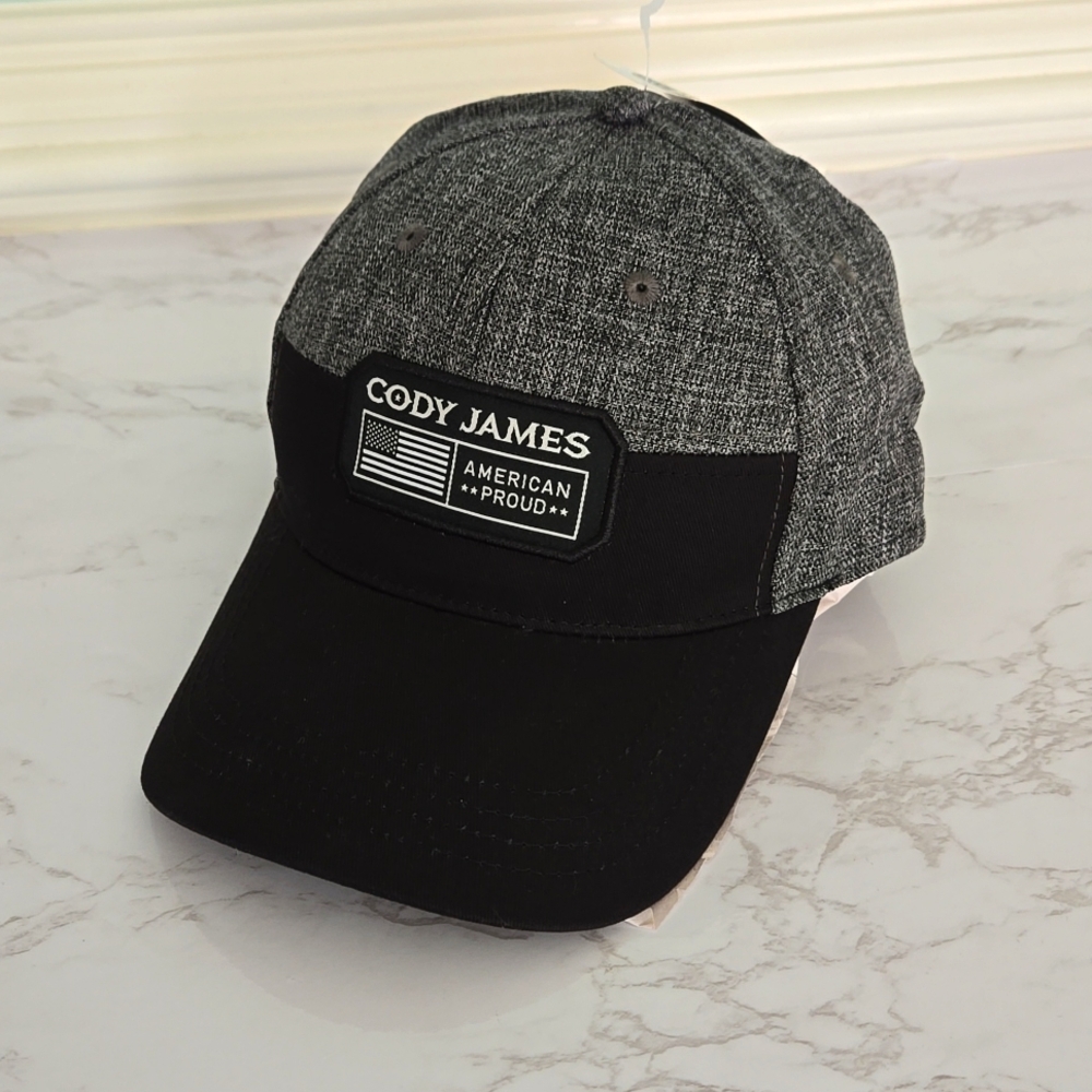 Cody James Cap Hat Black Gray New with tags